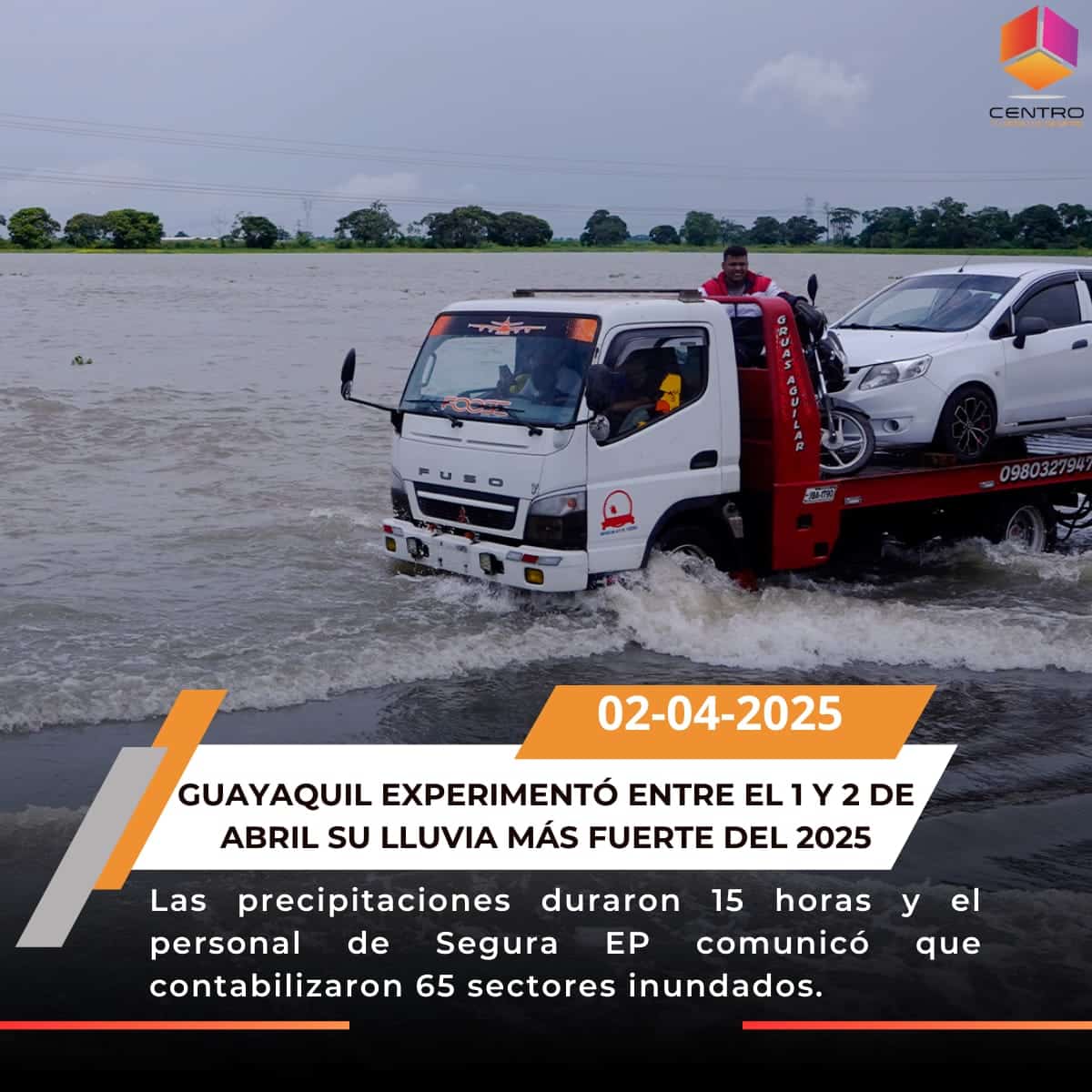 Guayaquil sufrió su lluvia
