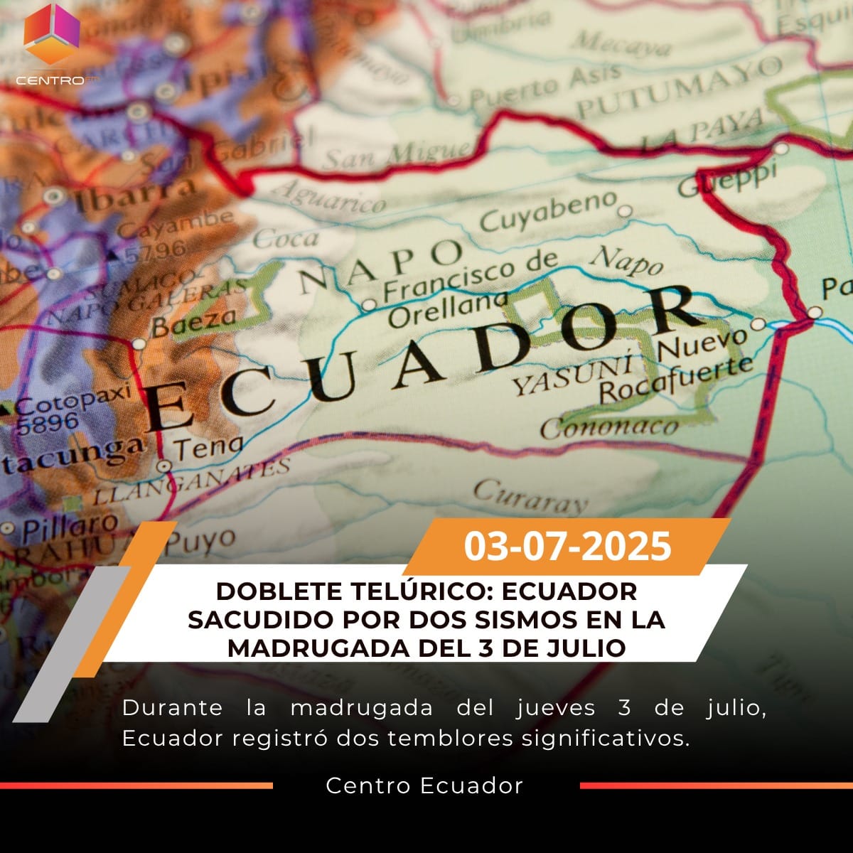 Sismo sacude Morona Santiago en la madrugada post thumbnail image
