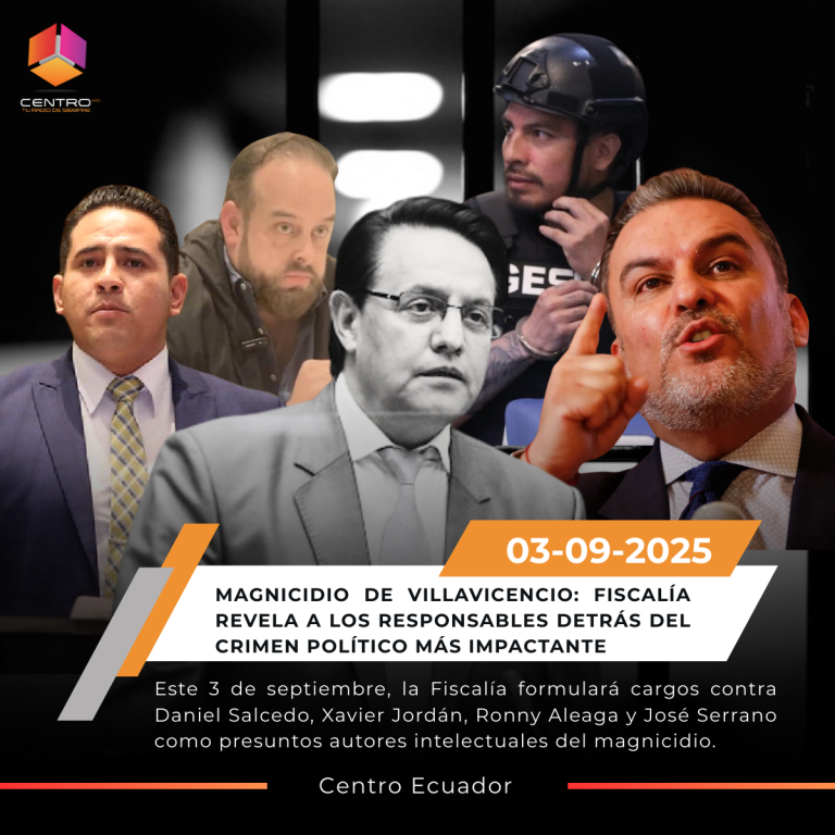 Fiscalía formulará cargos por el magnicidio de Villavicencio este 3 de septiembre