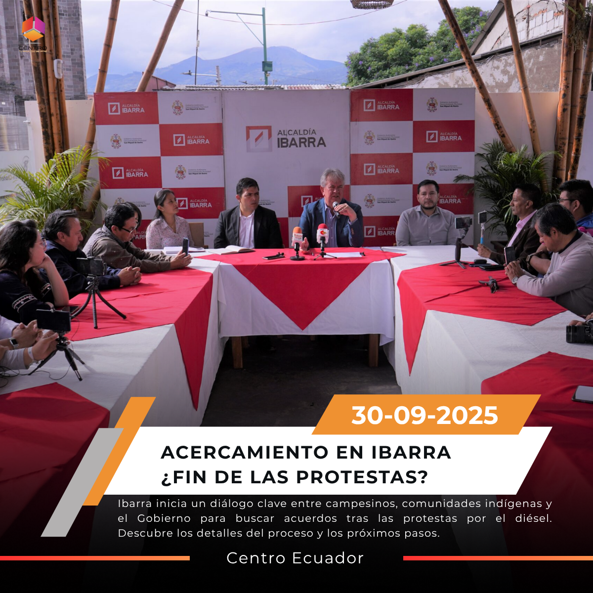 Indígenas y Gobierno se sientan a hablar
