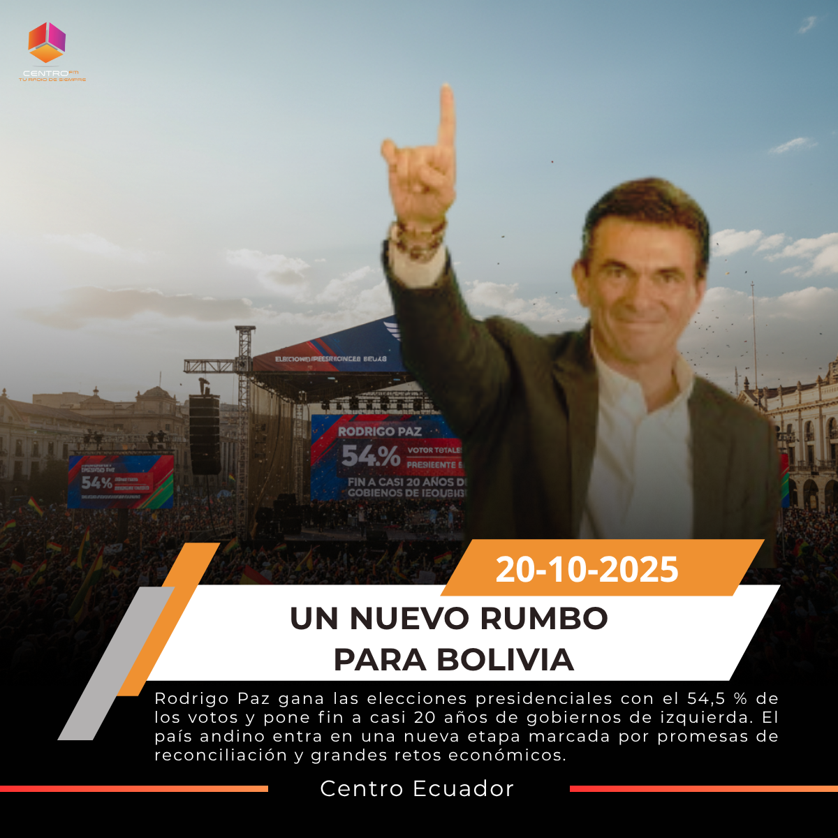 Rodrigo Paz gana las elecciones en Bolivia y marca el fin de dos décadas de gobiernos de izquierda post thumbnail image