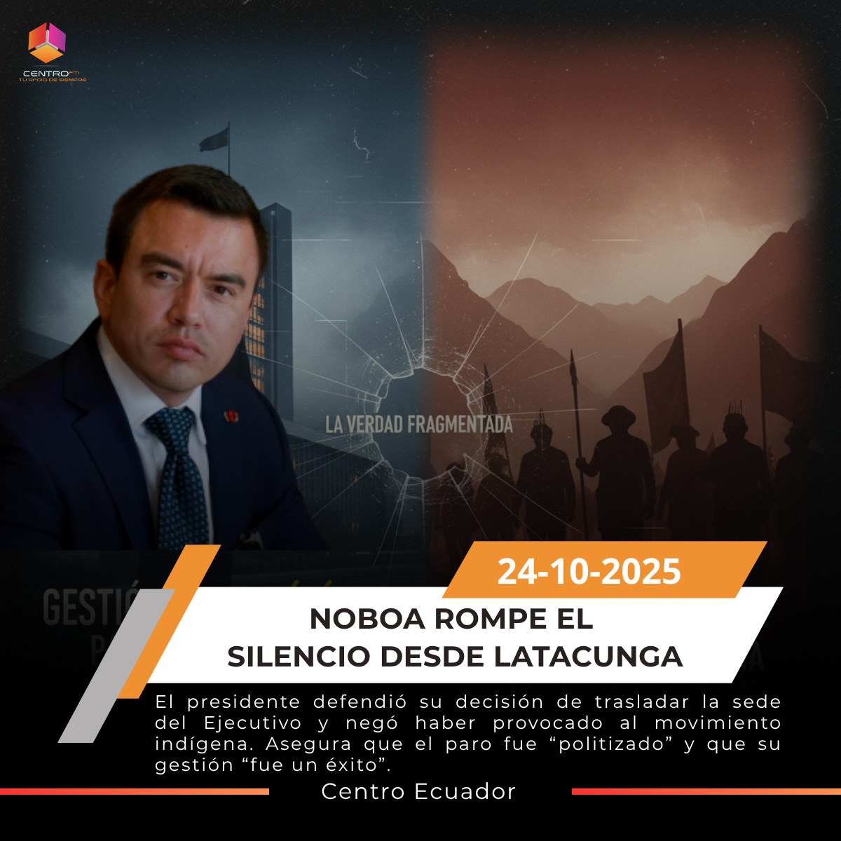 Daniel Noboa responde: “Ir a Latacunga no fue una provocación, fue enfrentar el problema” post thumbnail image