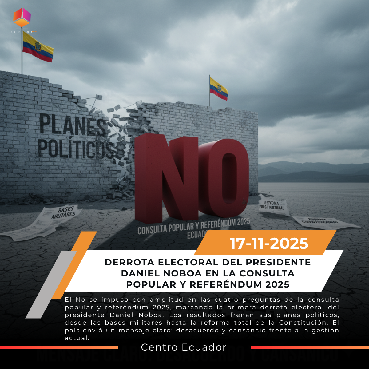 El contundente triunfo del NO deja al Gobierno sin sus principales reformas post thumbnail image