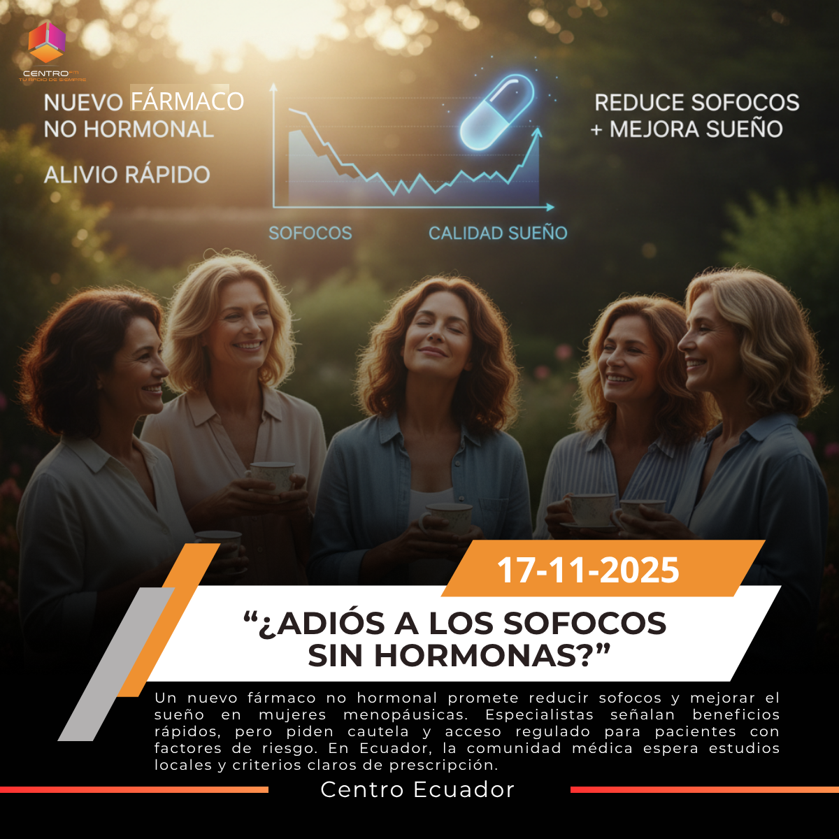 Nuevo tratamiento sin hormonas promete aliviar los sofocos de la menopausia post thumbnail image