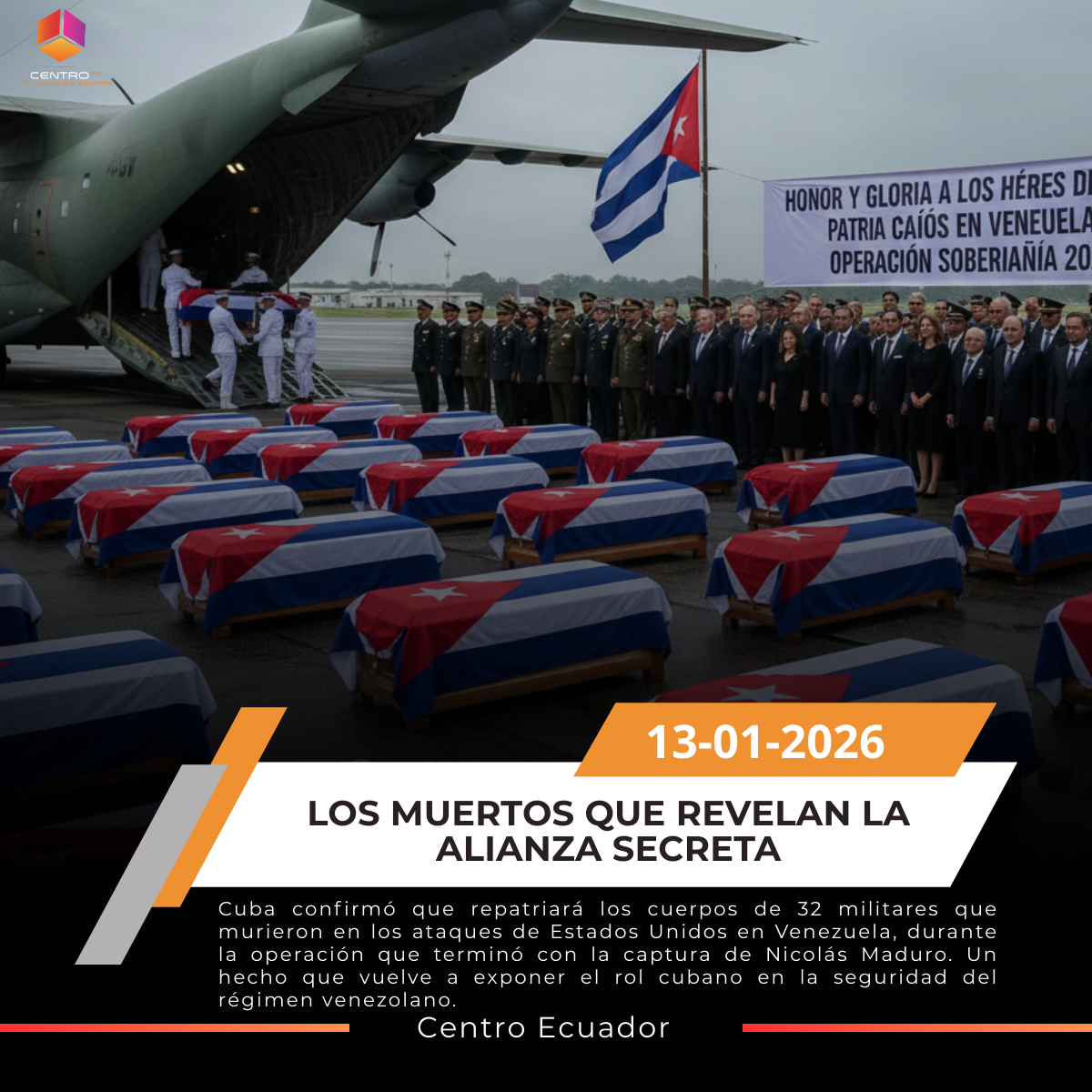 Cuba repatria a sus militares caídos en la operación en Venezuela post thumbnail image