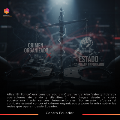 La Policía Nacional logró detener en Manabí a un presunto cabecilla con nexos en redes criminales de Ecuador, Colombia y México. La Policía Nacional logró detener en Manabí a un presunto cabecilla con nexos en redes criminales de Ecuador, Colombia y México.