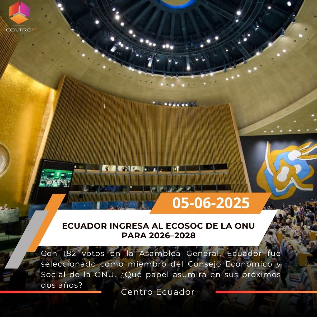 Ecuador entra al ECOSOC