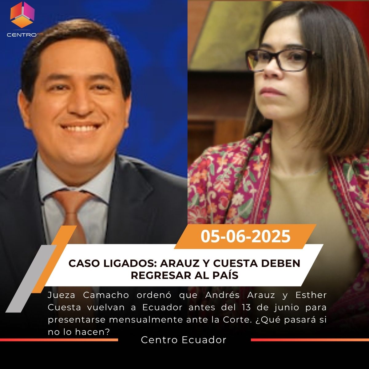 Arauz y Cuesta, investigados por asociación ilícita