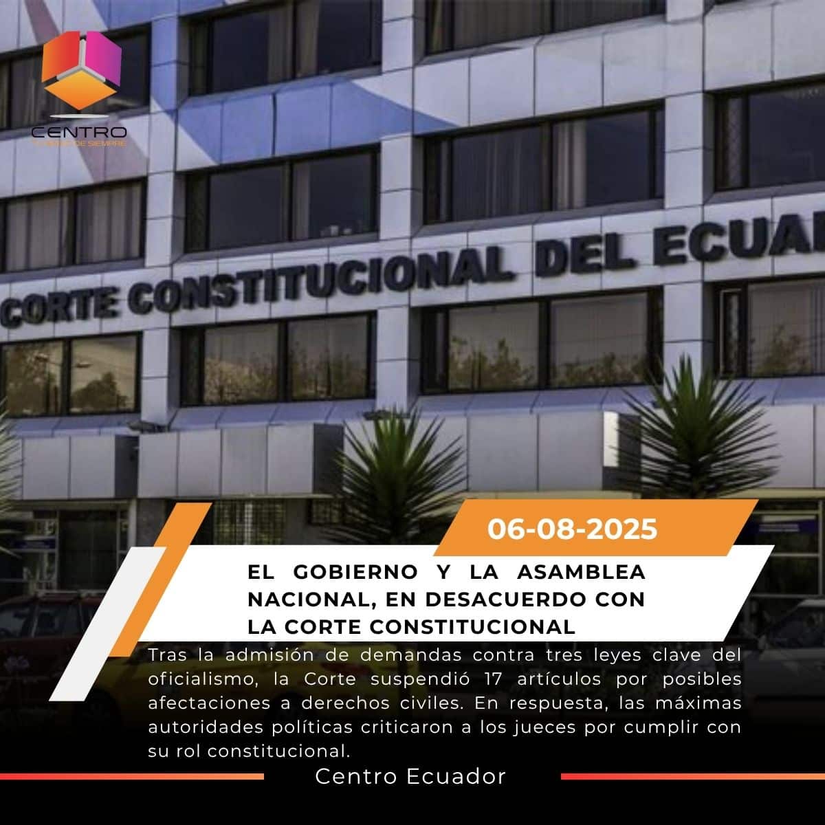 Corte y Gobierno en tensión