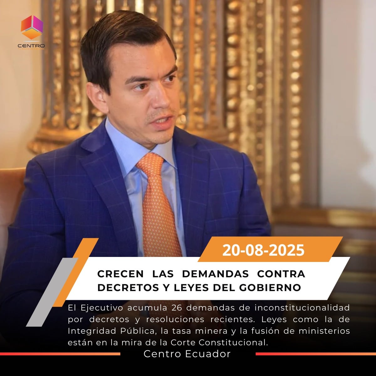 Gobierno enfrenta 26 demandas de inconstitucionalidad ante la Corte Constitucional