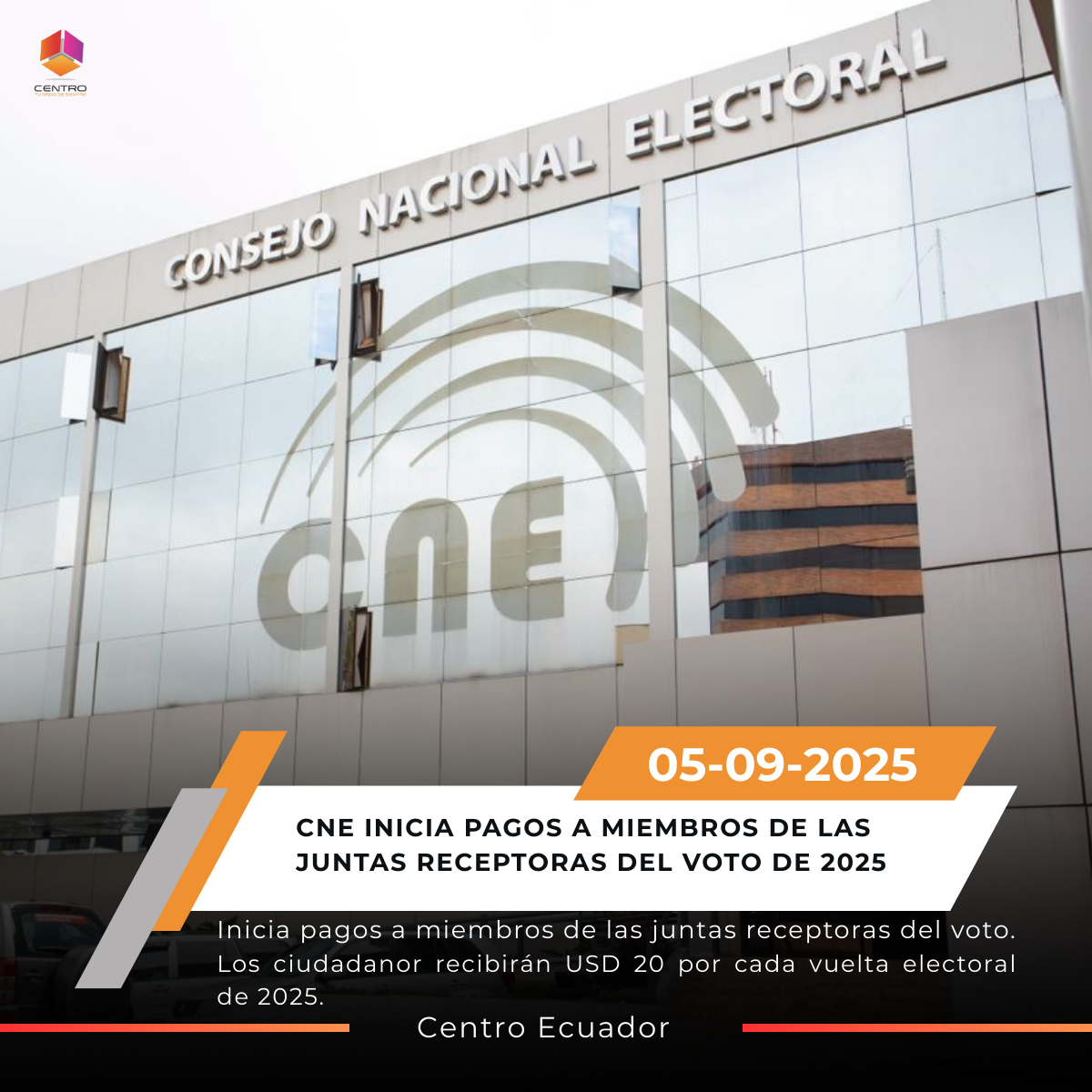 CNE inicia pagos a miembros de las juntas receptoras del voto de las elecciones 2025
