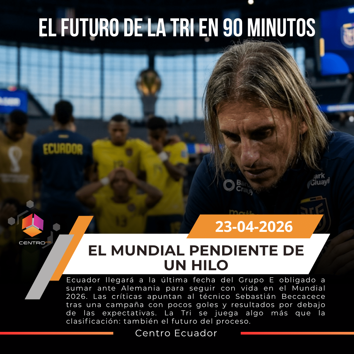 Ecuador se juega el Mundial y Beccacece queda bajo la lupa tras un inicio decepcionante post thumbnail image