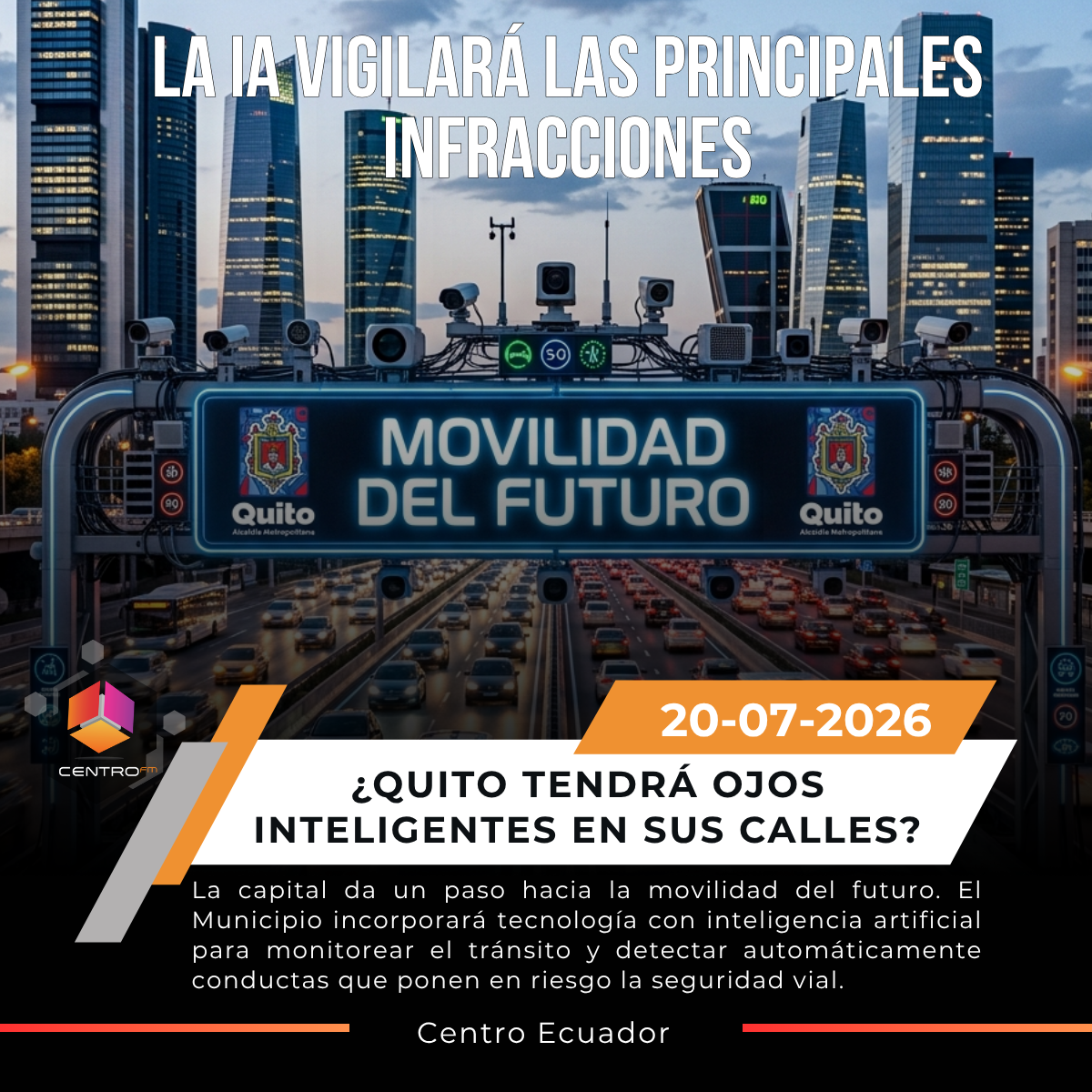Quito incorpora inteligencia artificial para controlar el tránsito y reforzar la seguridad vial post thumbnail image