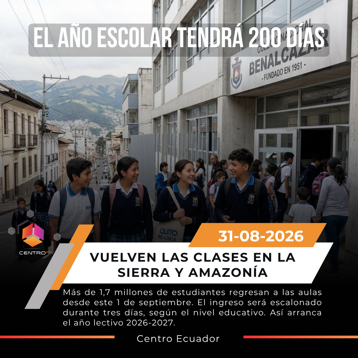 Regreso a clases en la Sierra y Amazonía: este es el cronograma del año lectivo 2026-2027 post thumbnail image